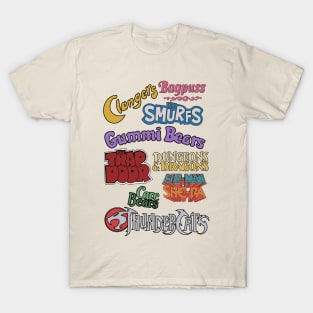 Classic Kids 80s Tv Shows T-Shirt